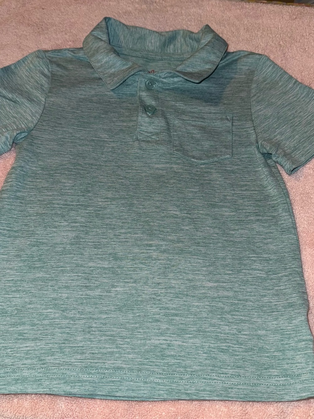 Cat & Jack Toddler Boys Size 3T Pocket Collared Shirt